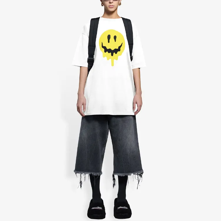 Balenciaga T Shirt Loose Fit Style Women's White-5