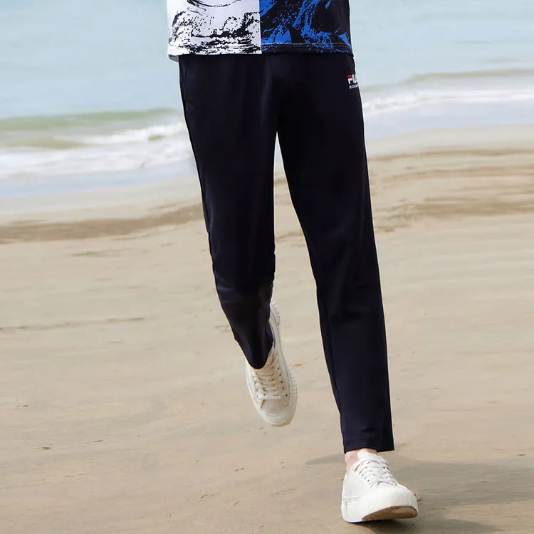 FILA Knitted Sweatpants Men Legend Blue-2