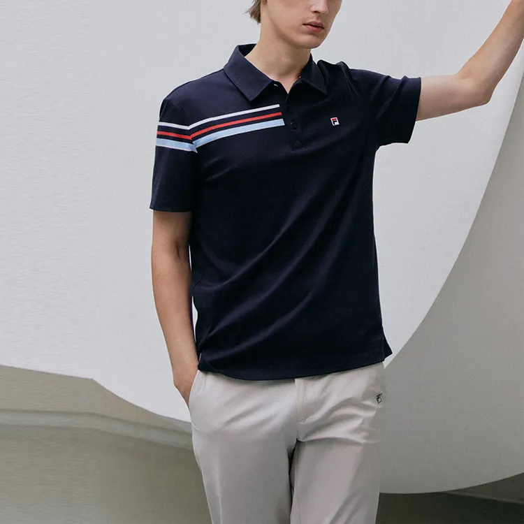 FILA Polo Shirts Men Blue-6