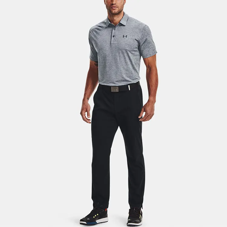 Under Armour Polo Shirt Men's Silver Gray-2