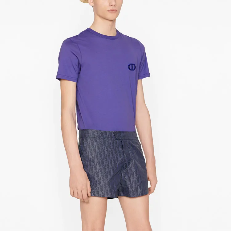 DIOR Quarterly New Products T-Shirts Men Purple-2