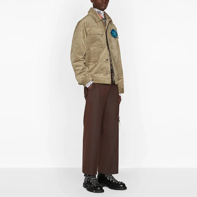 DIOR x KENNY SCHARF Dior Quarterly New Products FW21 Jackets Coats Men's Beige-4