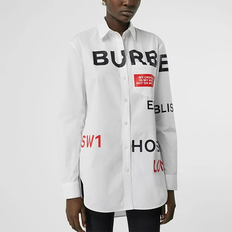 Burberry Shirts Women's White-2