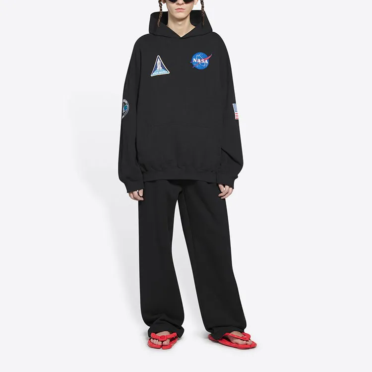 Balenciaga Space Nasa Logo Hoodie-5