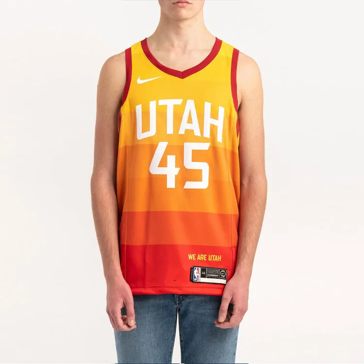 Nike Basketball Jerseys Men's Orange-4
