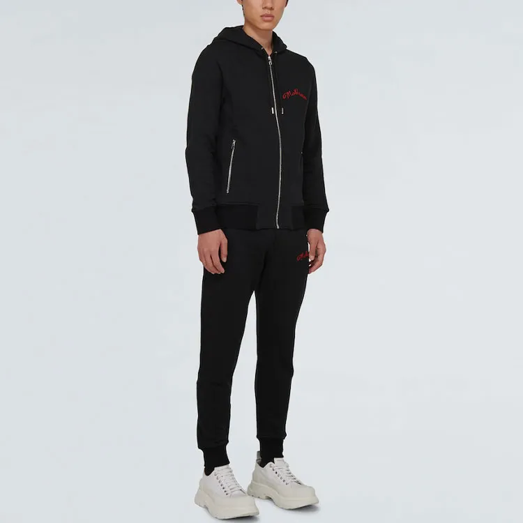 Alexander McQueen Logo embroidered Track Pants-4