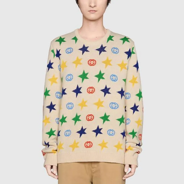 GUCCI Sweaters Men Beige-2