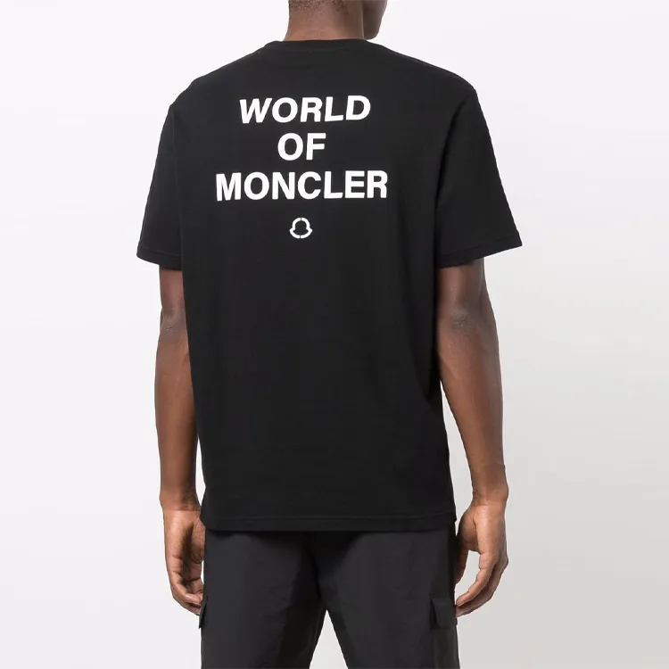 Moncler T Shirts Men Black-2