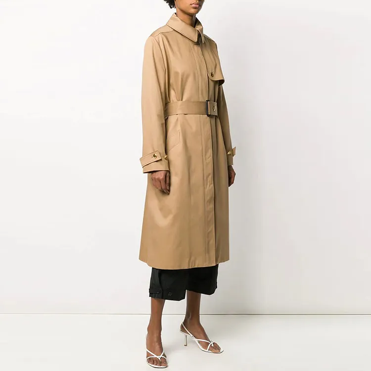 Givenchy Trench Coats Women's Khaki-2