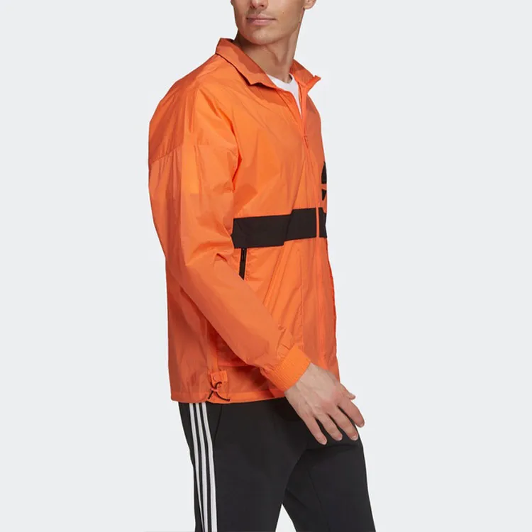 Adidas Jackets Men Orange Yellow-3