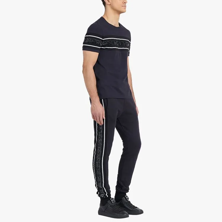 BALMAIN T-Shirts Men Navy Blue-3