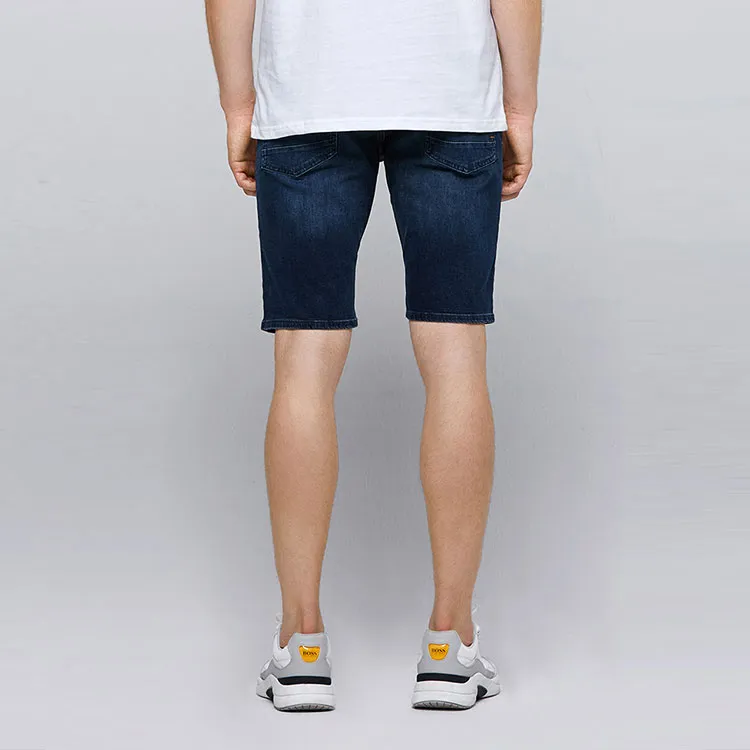 HUGO BOSS Denim Shorts Men Blue-4