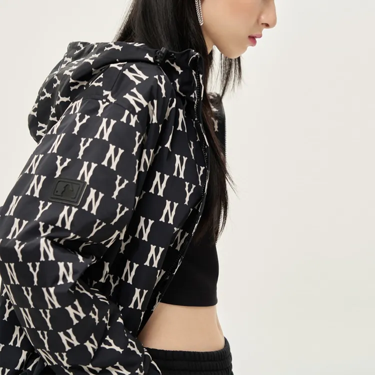 MLB Old Flower Jackets Unisex Black-5