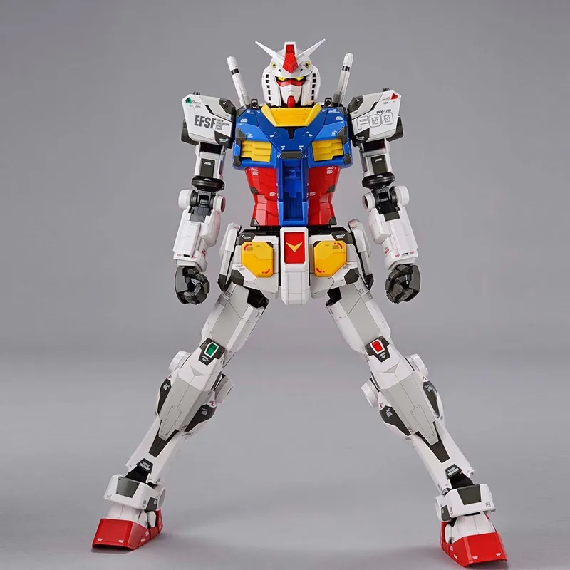 BANDAI First Gundam RX 78 1/48 Mobile Suit Gundam RX 78F00 With Base Model Kits-5