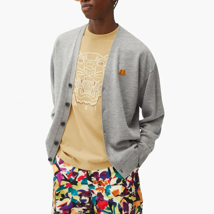 KENZO Sweaters Men Gray-4