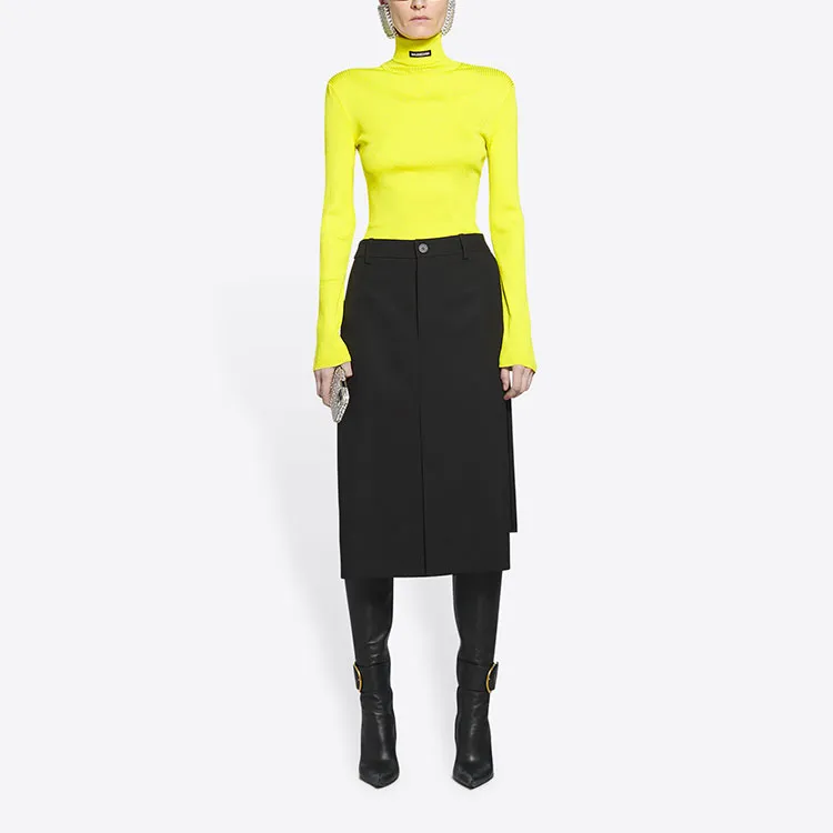 Balenciaga FW21 Sweater Women's Yellow-5