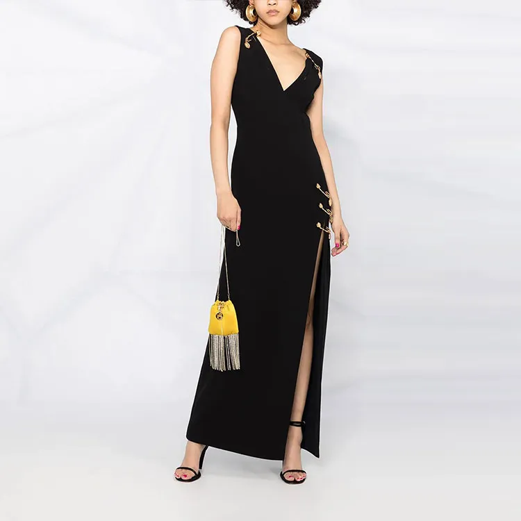 VERSACE VERSACE FW21 Sleeveless Dress Women's Black-1