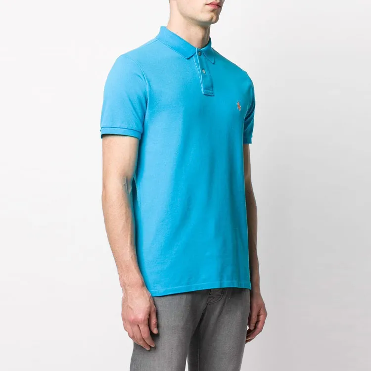 Polo Ralph Lauren Logo Embroidered Short Sleeved Polo Shirt-4