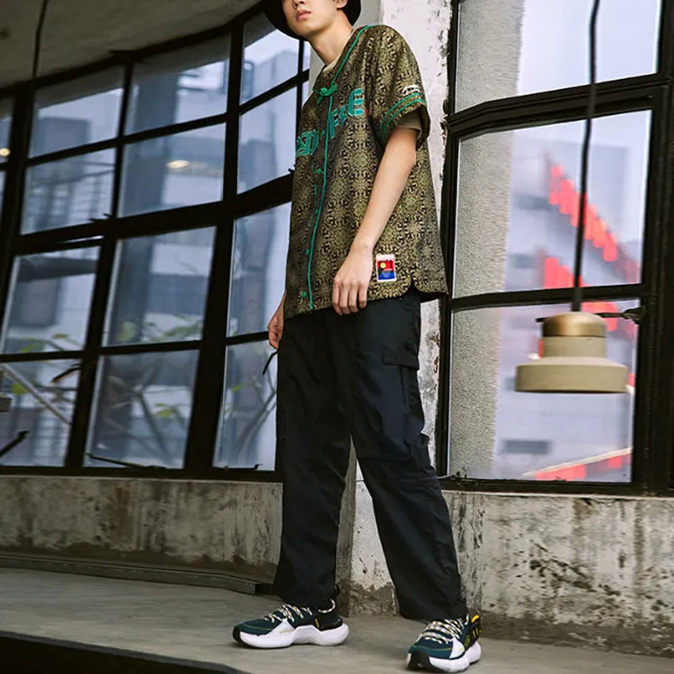 LiNing BADFIVE Baseball Jerseys Men Tawny Kaleidoscope-3