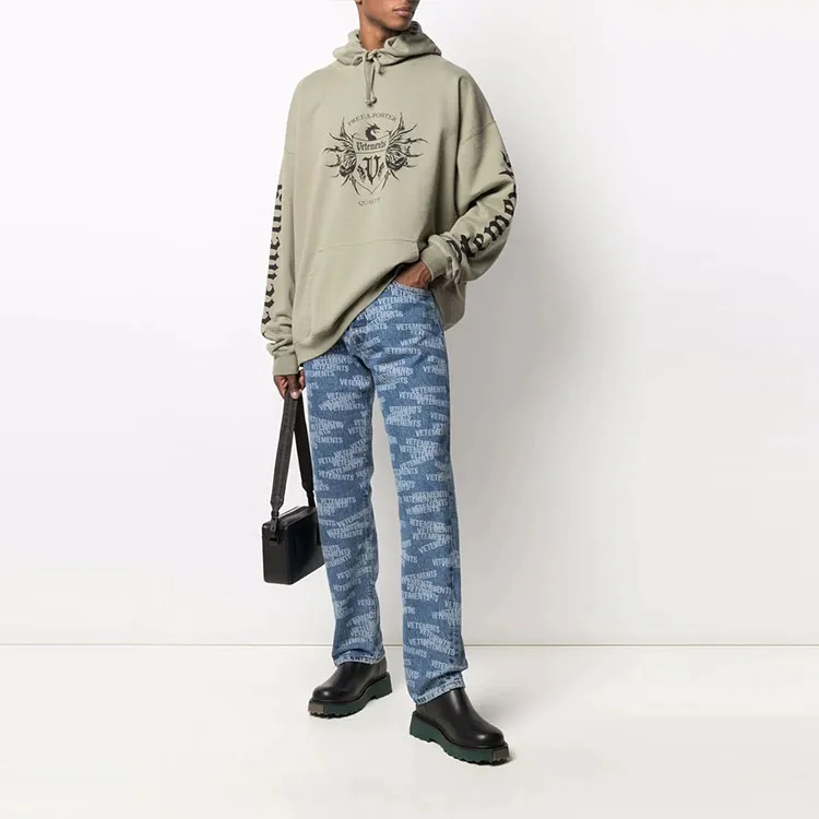 Vetements Black Label Logo Hoodie-1