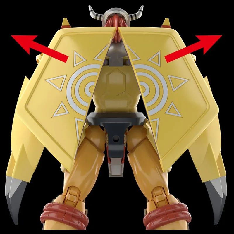 BANDAI Ichibansho Digimon Adventure Wargreymon Action Figure Yellow-7