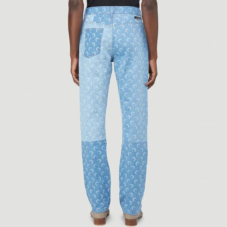 Marine Serre Jeans Men Blue-2
