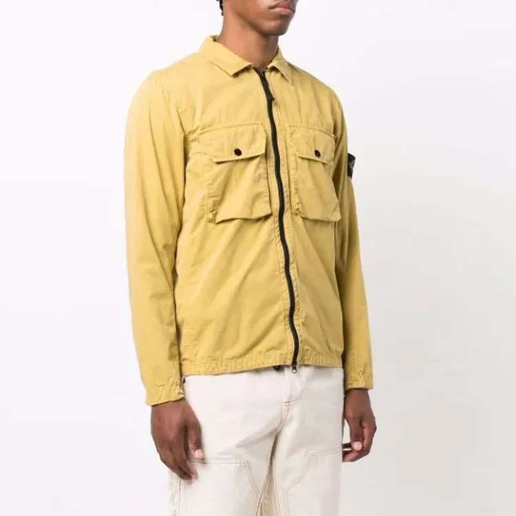 STONE ISLAND FW21 Jackets Coats Men's Yellow-2