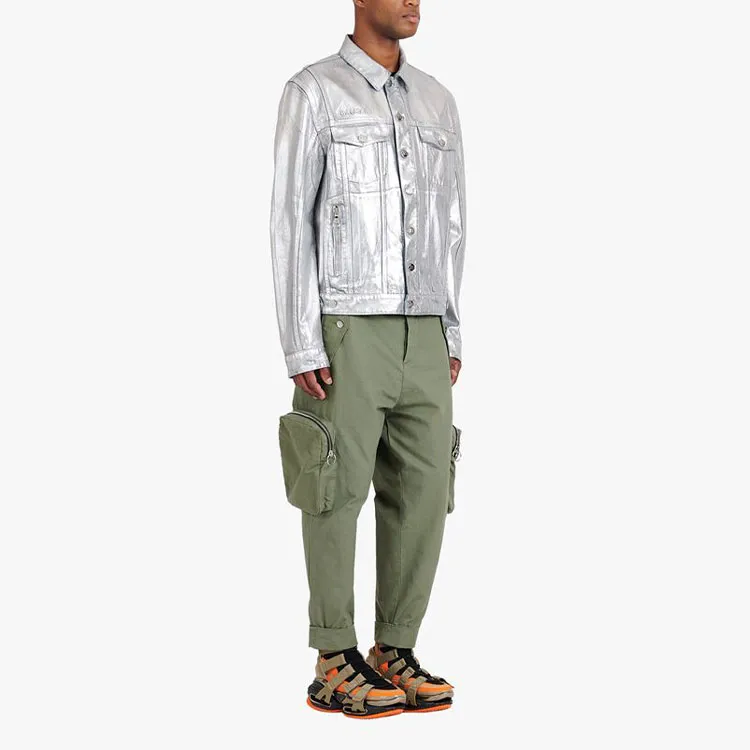 BALMAIN Jackets Men Silver-4
