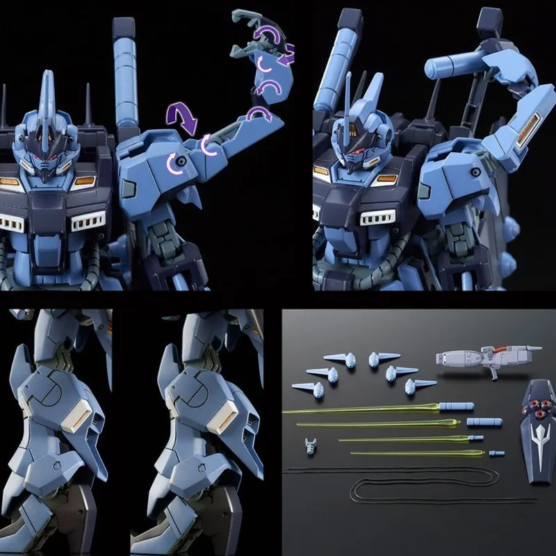 BANDAI Gundam Character PB Limited HGUC 1/144 Mobile Suit Gundam Side Story Lost Node Death Knight 13cm Model Kits-6