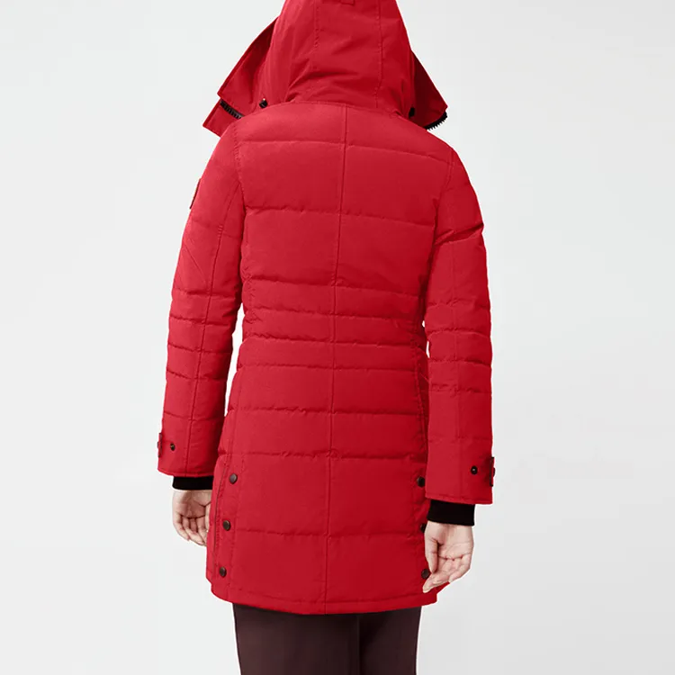 Canada Goose Lorette Series FW21 Down Jacket Women's Red-1