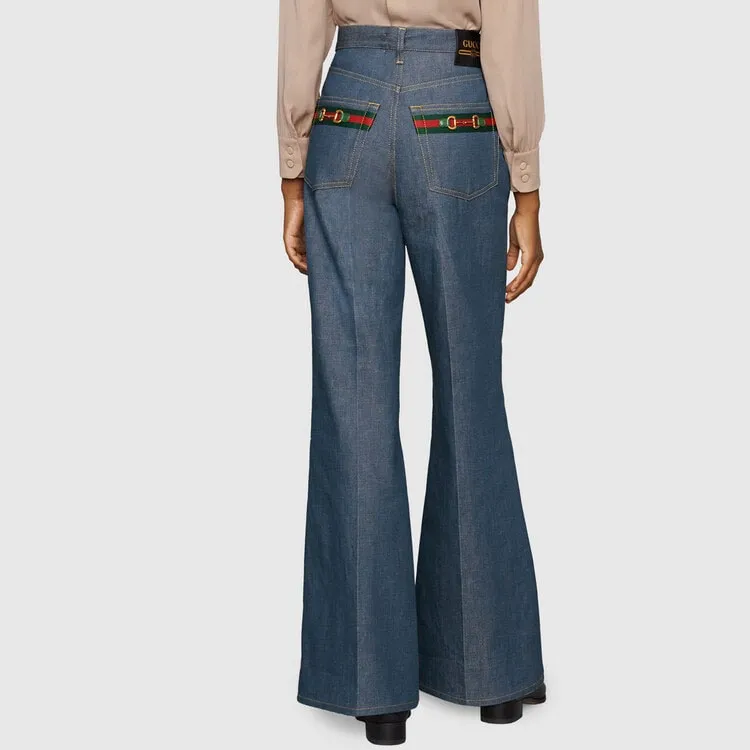 GUCCI Jeans Women's Blue-2