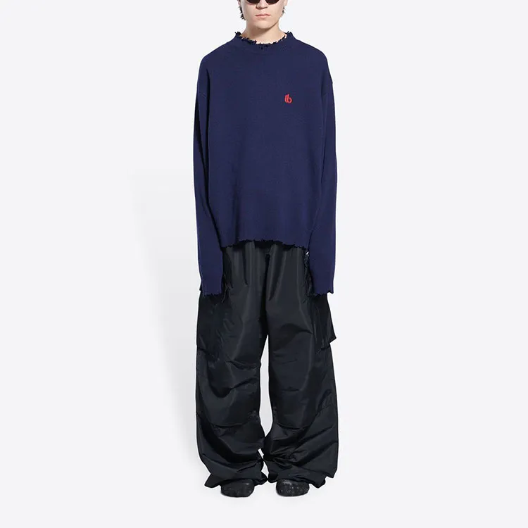 Balenciaga Sweaters Men Blue-3