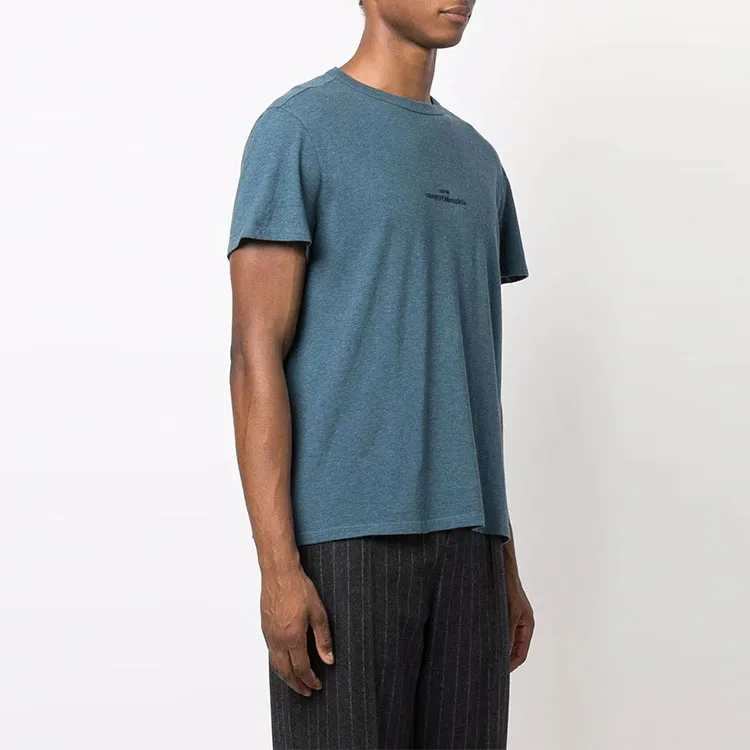 Maison Margiela T Shirts Men Blue-3
