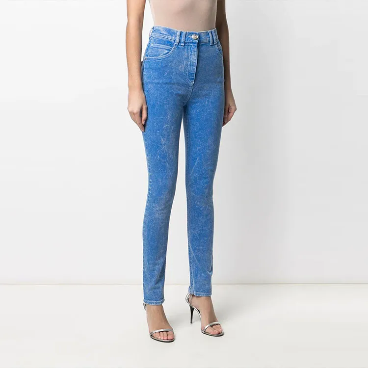 BALMAIN Jeans Women's Blue-1