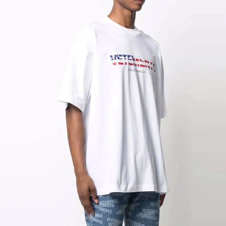 Vetements T-Shirts Unisex White-4