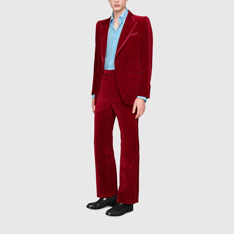 GUCCI Pointed collar Silk Shirt-3