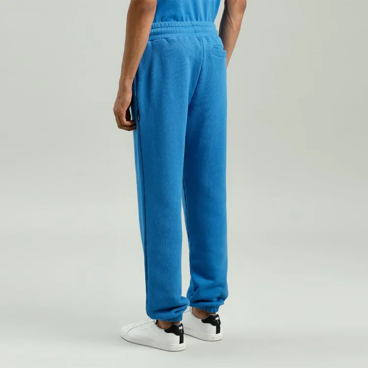 PALM ANGELS Knitted Sweatpants Men Blue-6