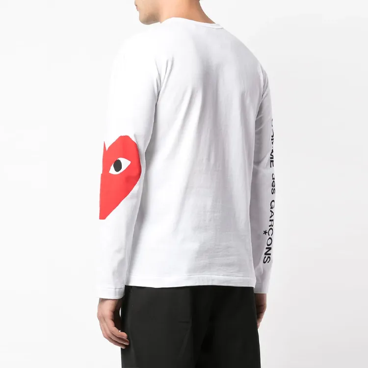 Comme Des Garcons Play Red Big Heart L/S T shirt-1