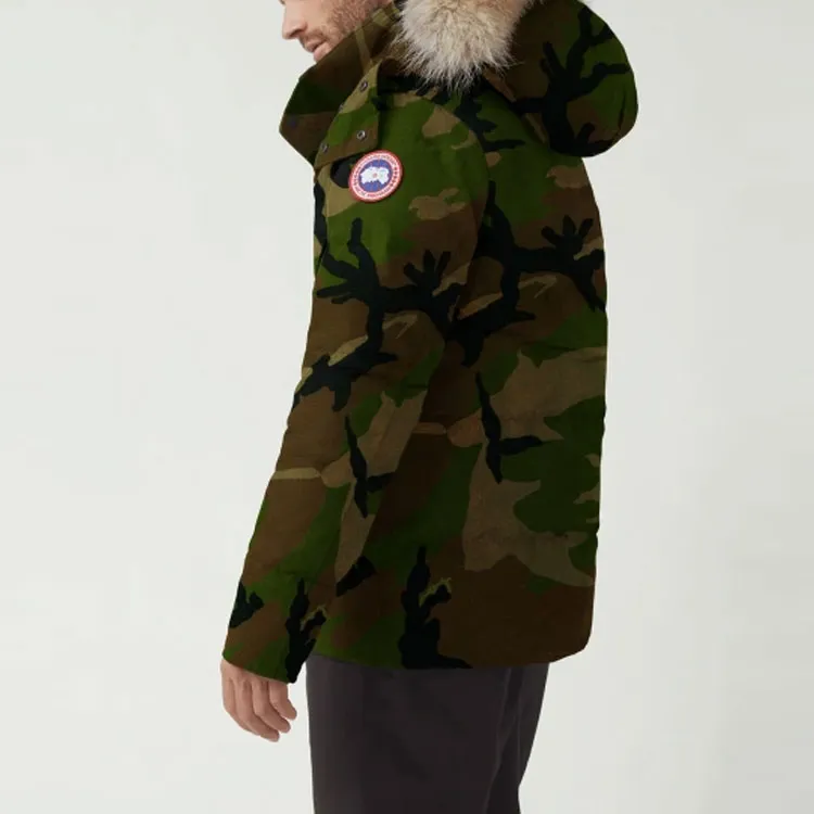 Canada Goose Down Jacket Men's Green Camouflage-6
