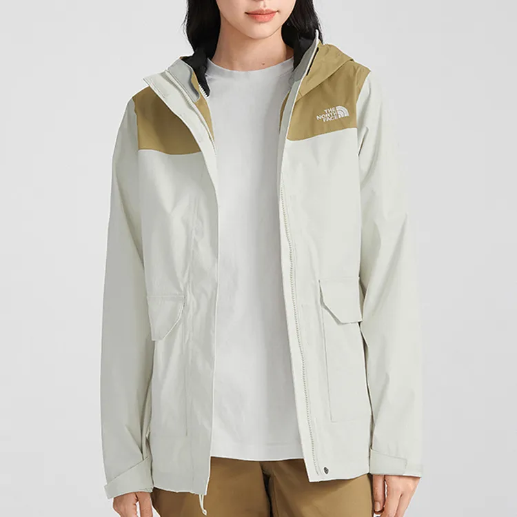 THE NORTH FACE City Outdoor Collection Windbreaker Jacket Women's Beige-7