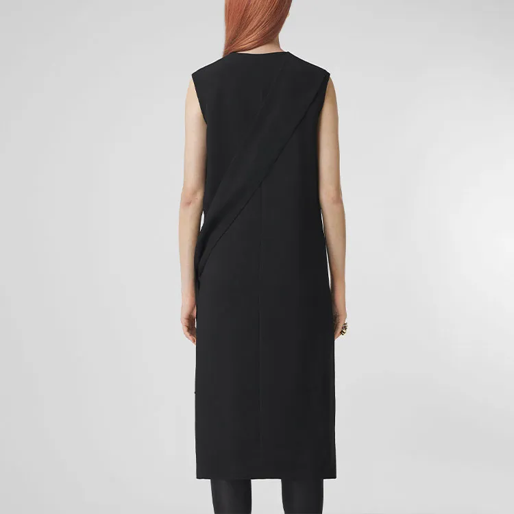 Burberry Sleeveless Dresses Women's Black-3