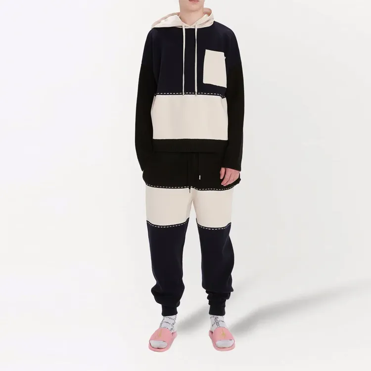 JW Anderson Knitted Sweatpants Men Black-1