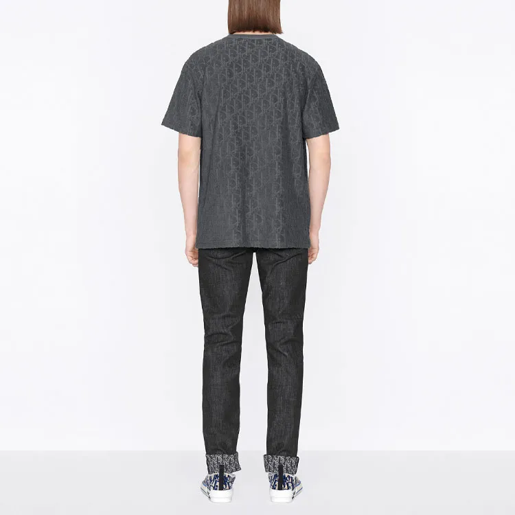 DIOR Quarterly New Products T-Shirts Men Gray-3
