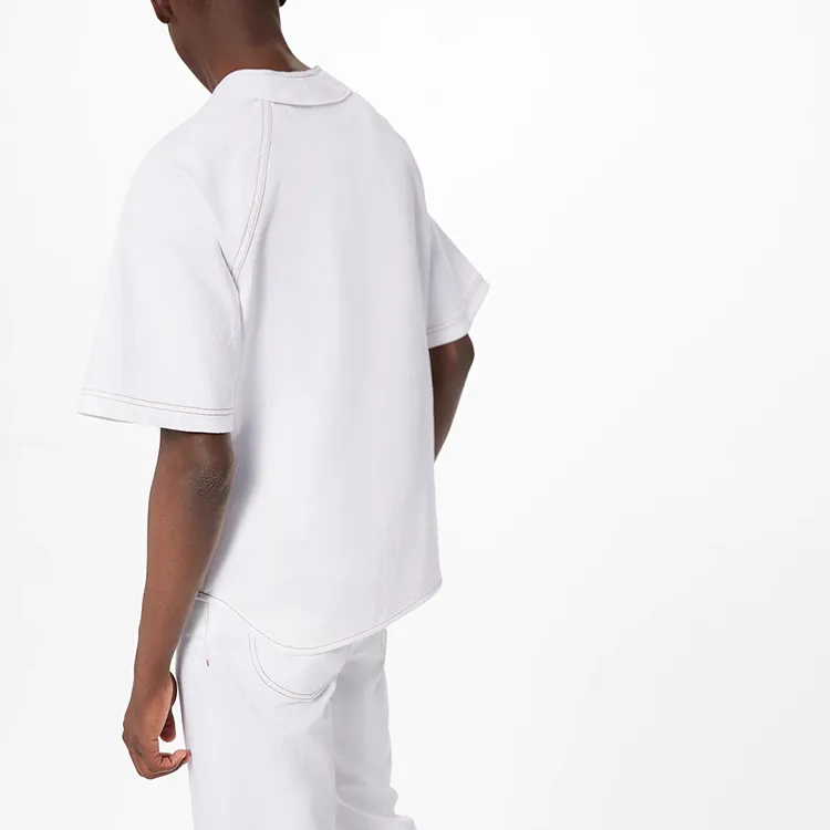 LOUIS VUITTON Shirt Men's White-4