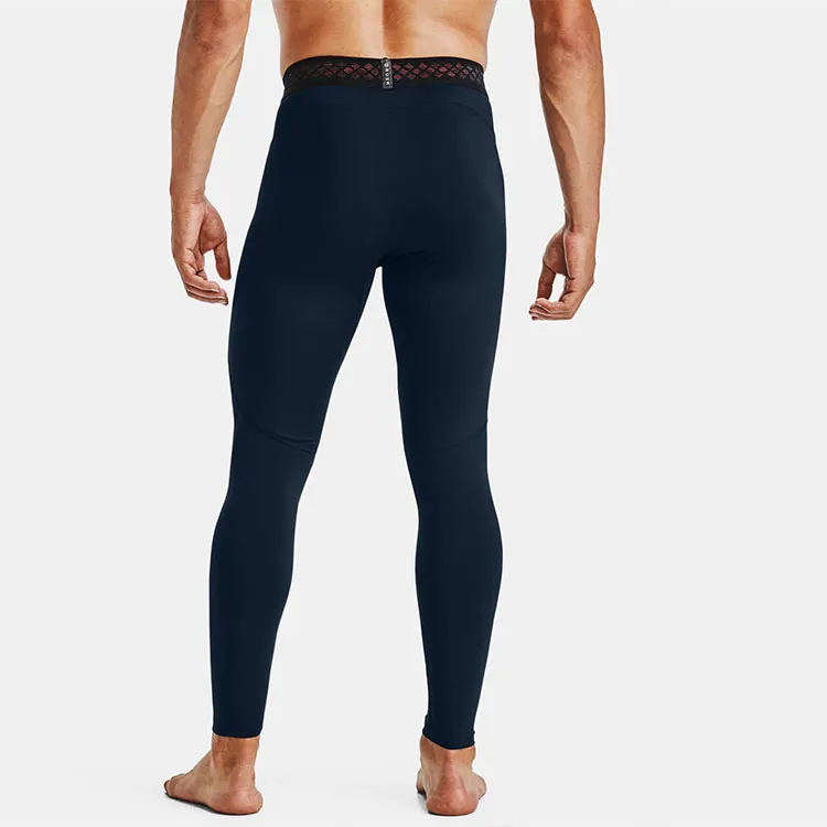 Under Armour Rush Sports Pants Men Dark Blue-4