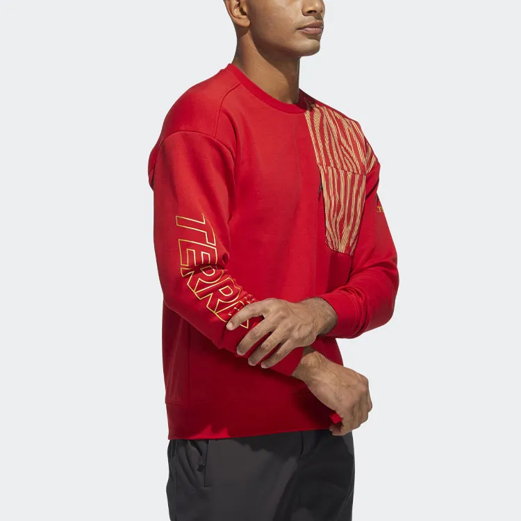 Adidas Sweatshirts Unisex Red-5