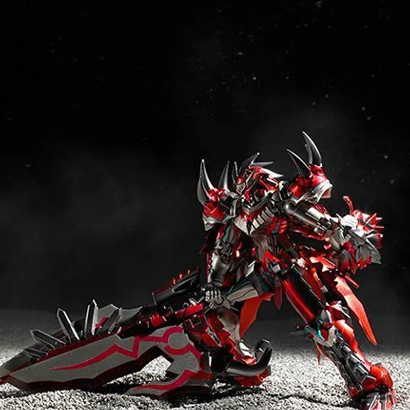 BANDAI Super Alloy Overall Monster Hunter G Class Transform Rathalos Assembled Models 15cm-6