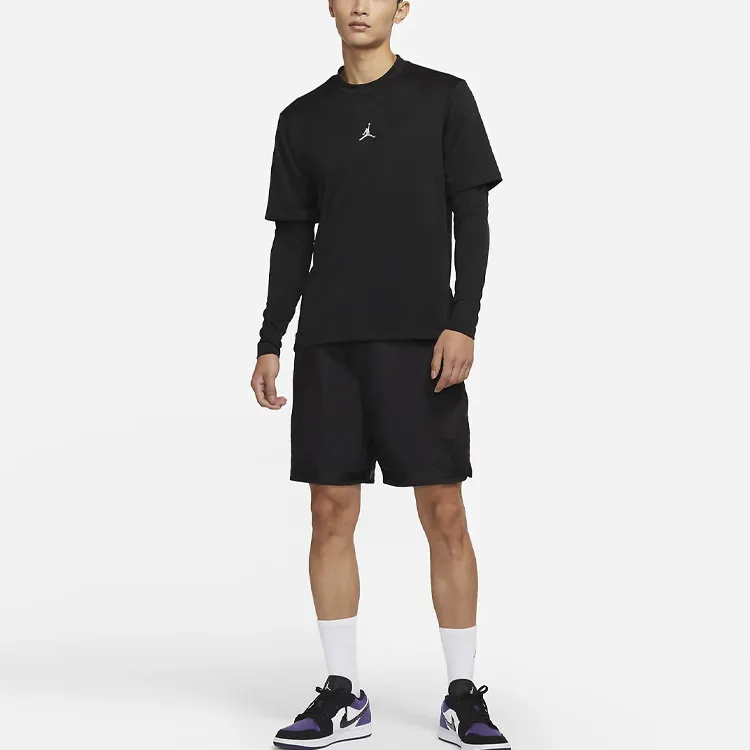 Jordan Set-in Sleeve T-Shirt Men's Black-3