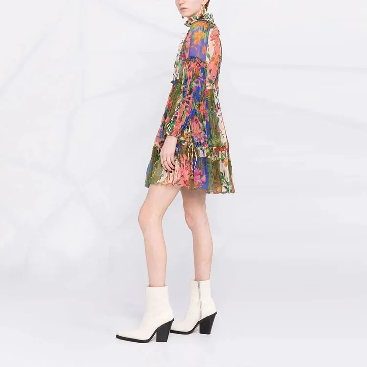 Zimmermann Long-Sleeved Dresses Women's Multicolor-3
