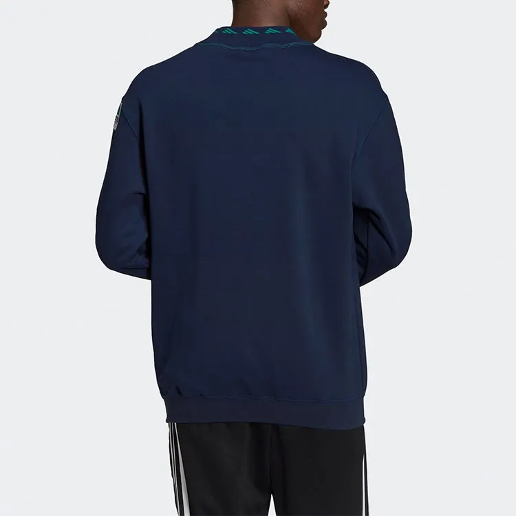 Adidas Sweatshirts Men College Navy-2